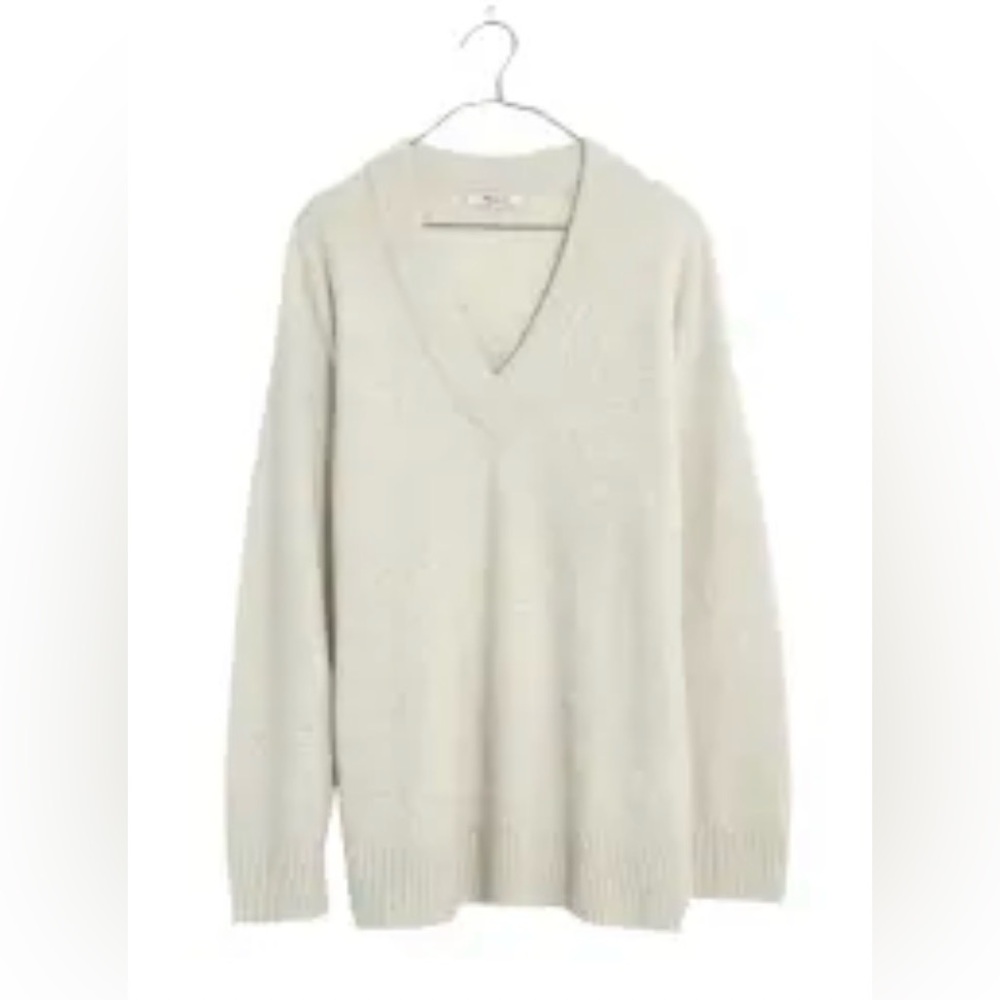 Madewell Donegal Jason Ex- boyfriend pullover in Heather Smoke, Size S